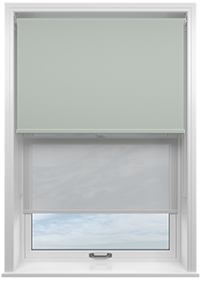 Rimini (Blackout), Grey & Optima Dawn - Double Roller Blind